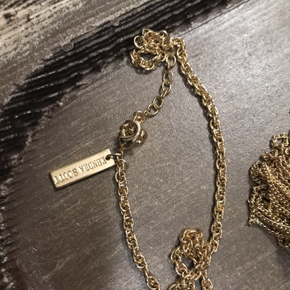 Kendra Scott Rayne Gold Long Pendant Necklace - Picture 7 of 9